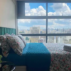 Vista Incrível No 33 Andar No Prédio Alto De Sp Apartamento São Paulo